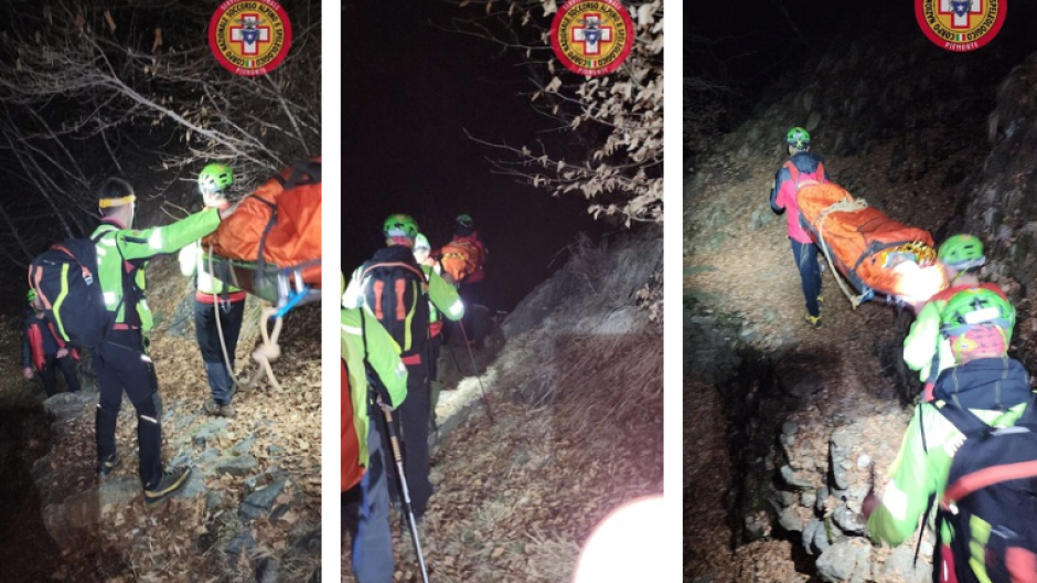 Escursionista ferita recuperata in Valgrande